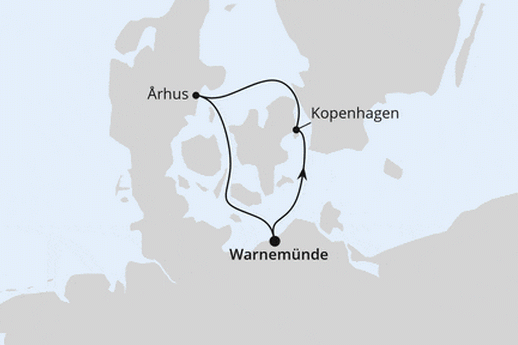 Kurzreise Kreuzfahrt Aida Warnemünde Dänemark