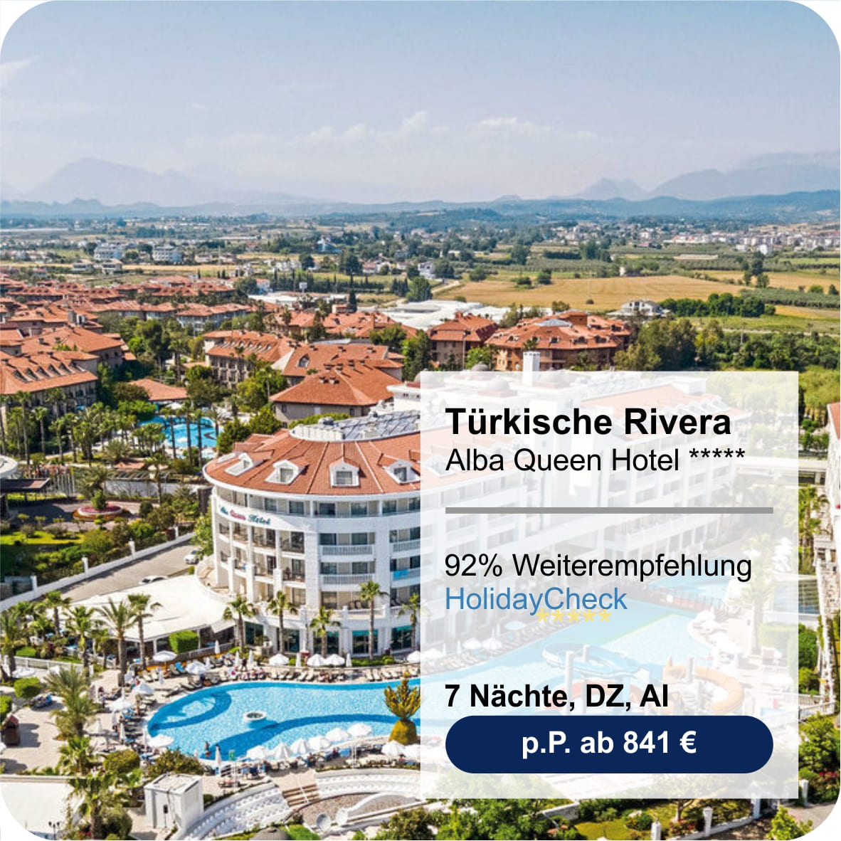 Alba Queen Hotel Urlaub Reisen Türkei