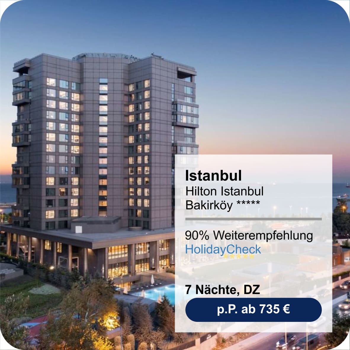 Türkei Istanbul Hilton Istanbul Bakirköy
