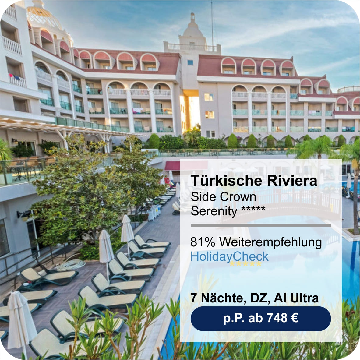 Türkei Türkische Riviera Gündogdu Side Crown Serenity